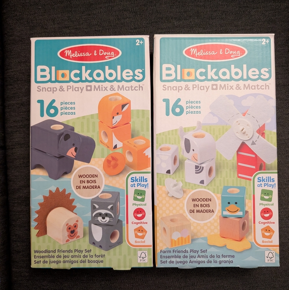 Melissa & Doug Blockables (2 Sets)